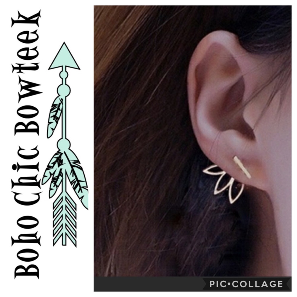 🎁Lotus Flower Bar Earrings